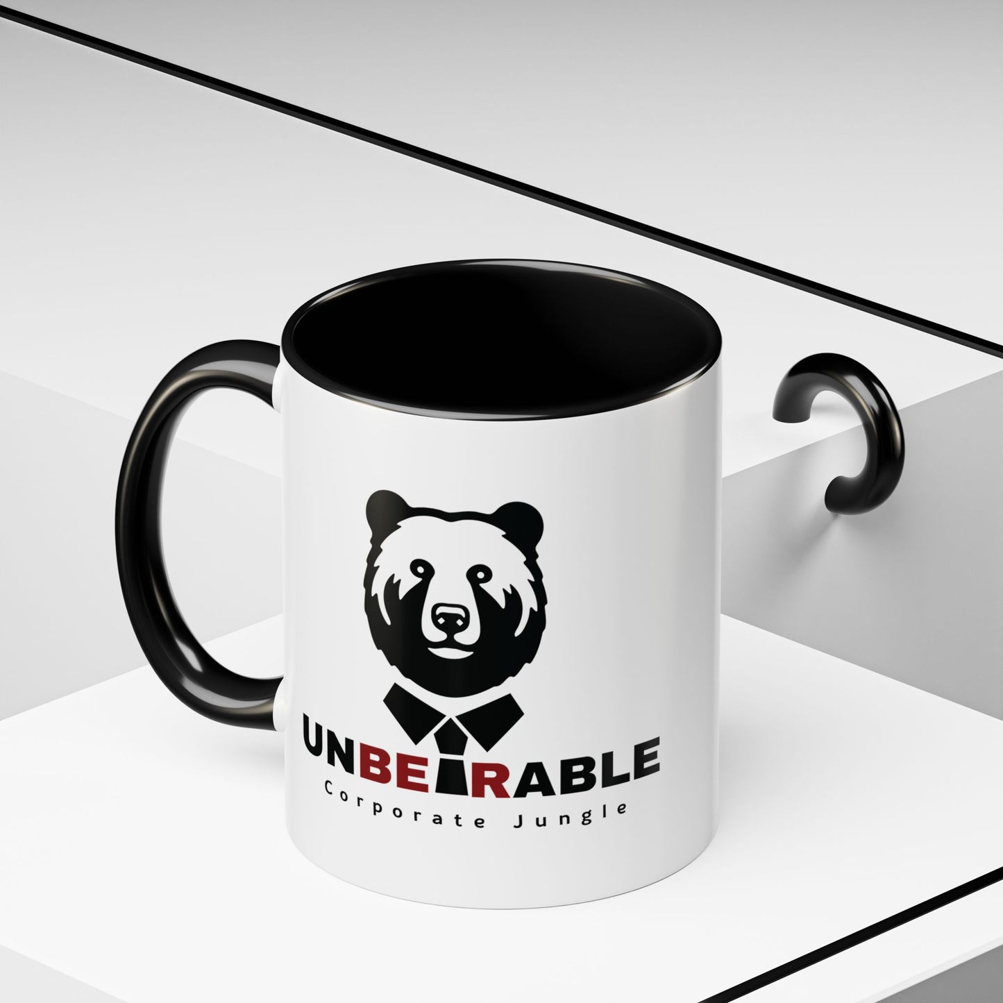 "Unbearable Corporate Jungle" Mug - Black Handle (11 oz)