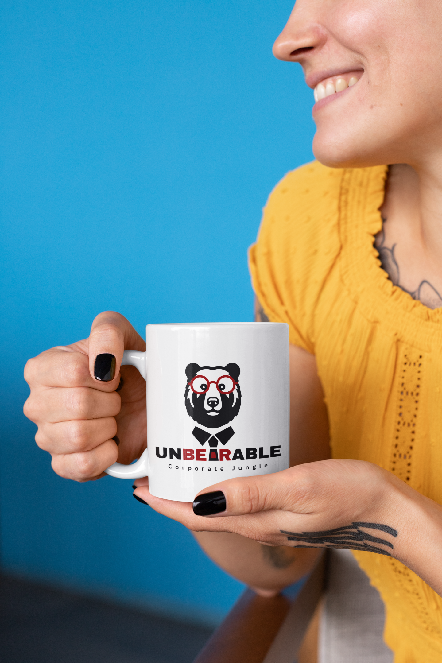 "Unbearable Corporate Jungle" Mug, (11oz, 15oz)