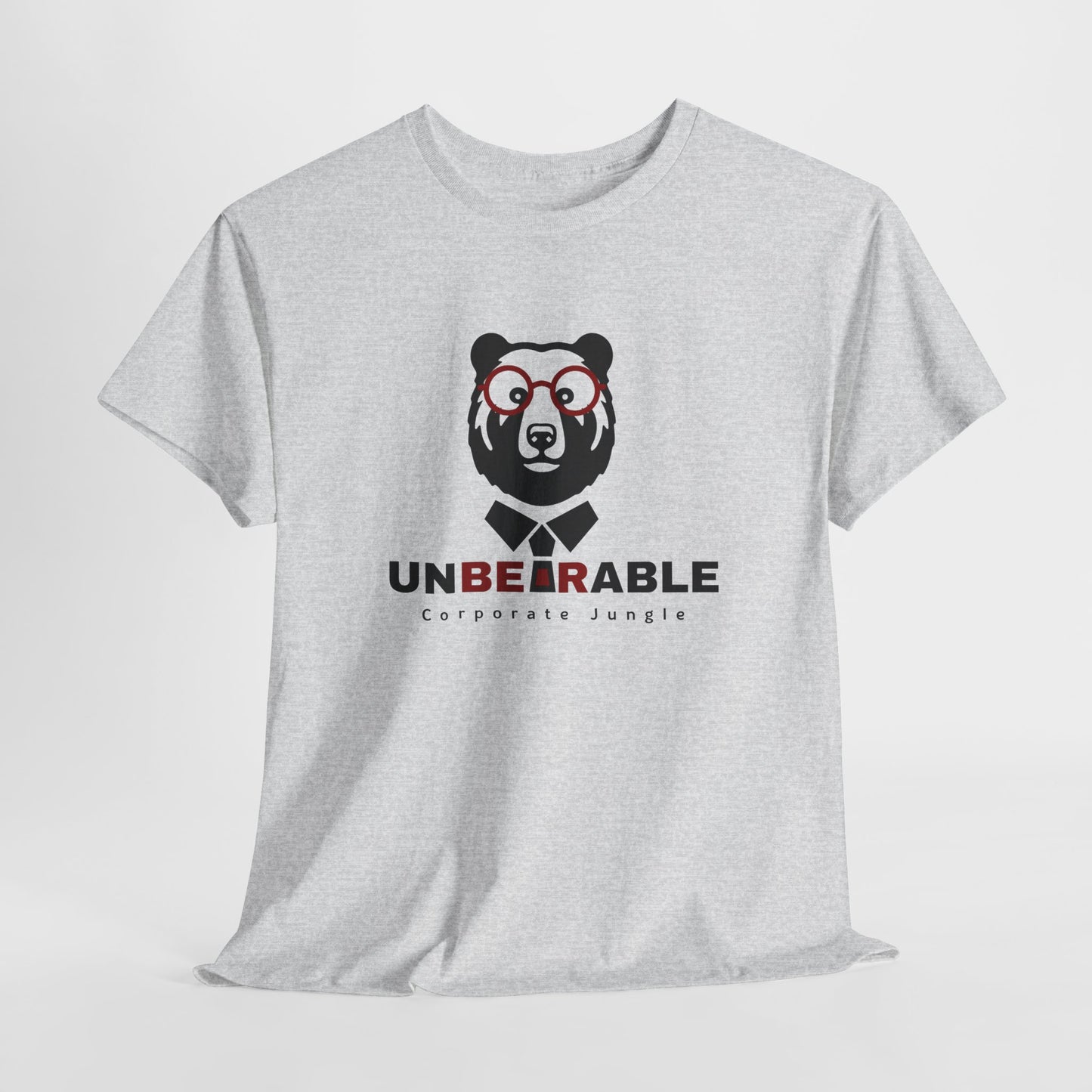 "Unbearable Corporate Jungle" T-shirt - Gray