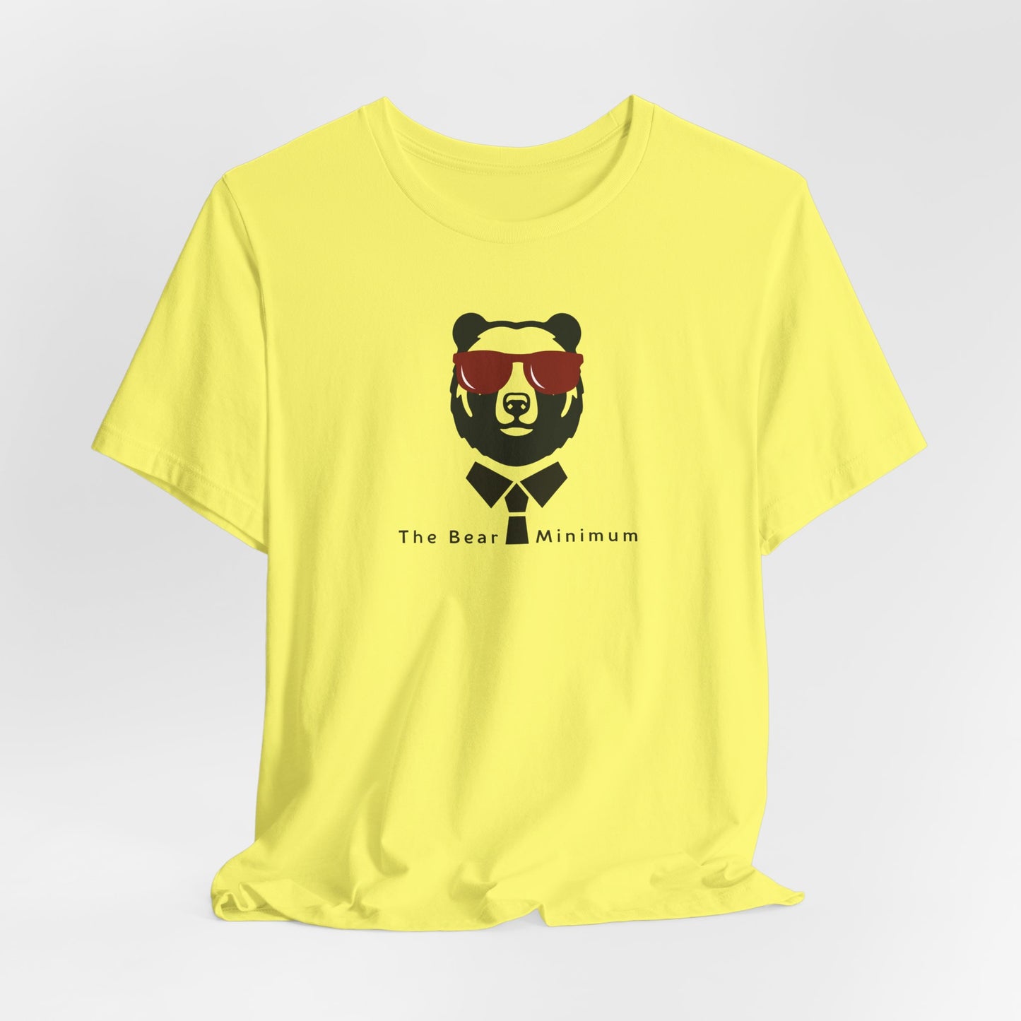 "The Bear Minimum" T-shirt - Yellow