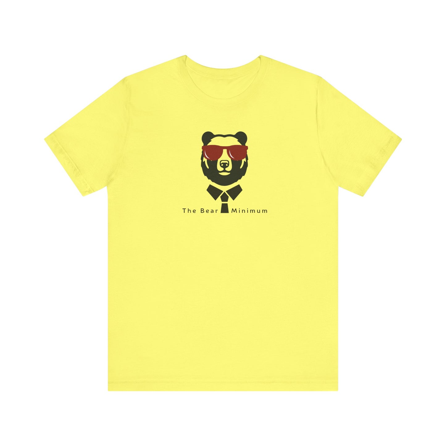 "The Bear Minimum" T-shirt - Yellow