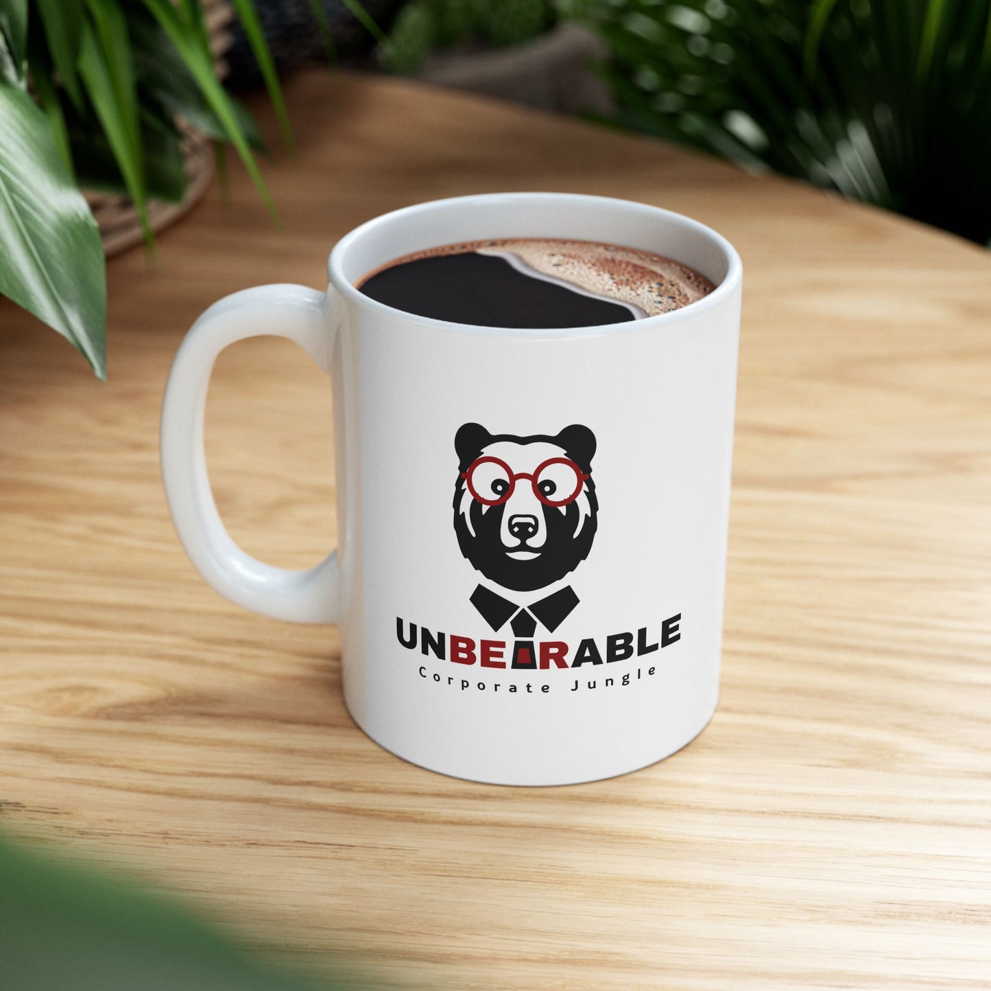 "Unbearable Corporate Jungle" Mug, (11oz, 15oz)