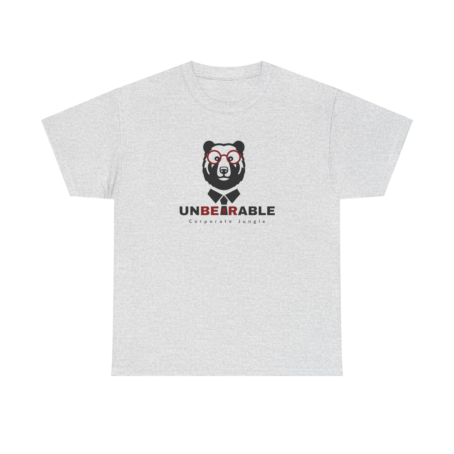 "Unbearable Corporate Jungle" T-shirt - Gray